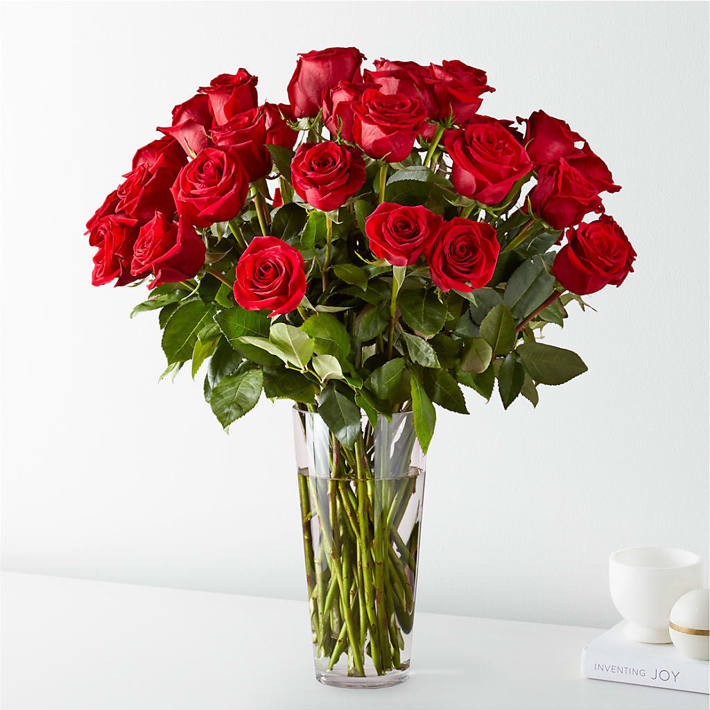 Long Stem Red Rose Bouquet – Corona Rose Flowers, Corona CA