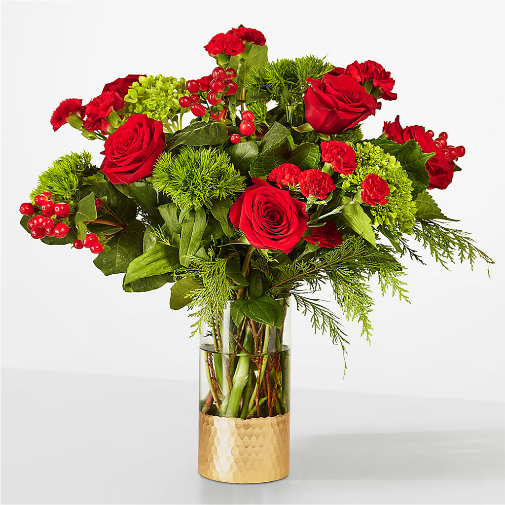 Plaid Throw Bouquet – Corona Rose Flowers, Corona CA