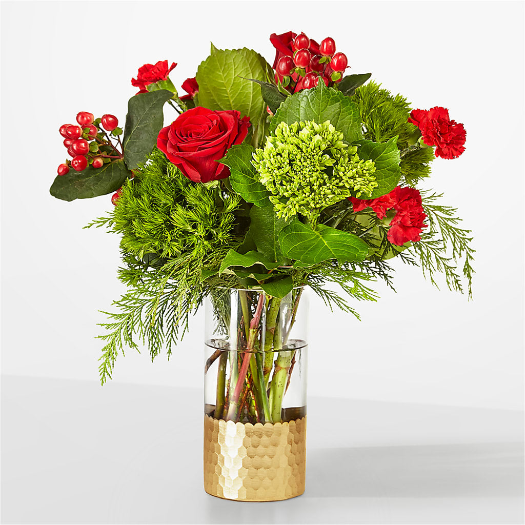 Plaid Throw Bouquet – Corona Rose Flowers, Corona CA