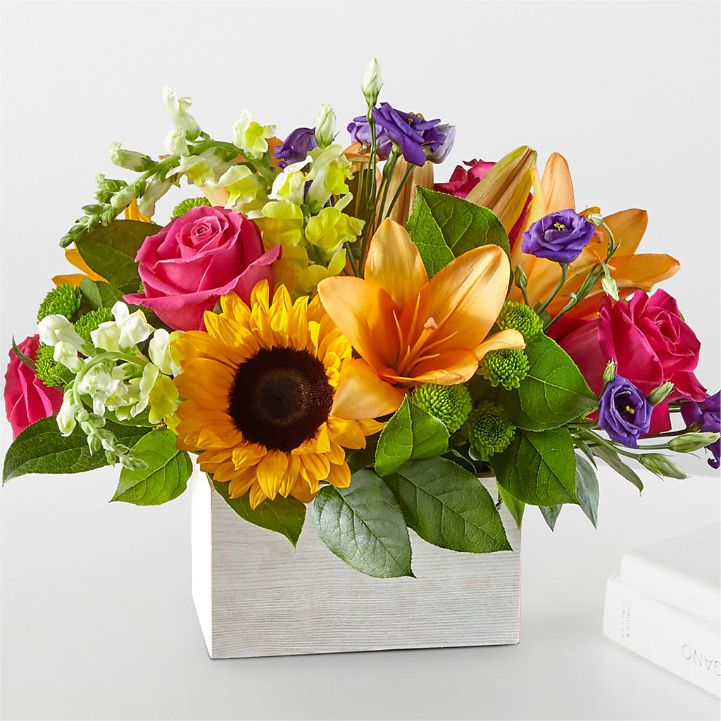 Best Day Box Bouquet – Corona Rose Flowers, Corona CA