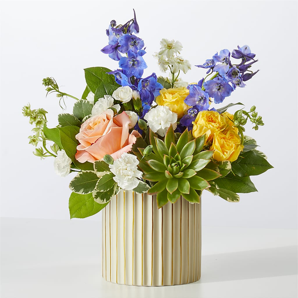 Cobalt Reverie Bouquet – Corona Rose Flowers, Corona CA