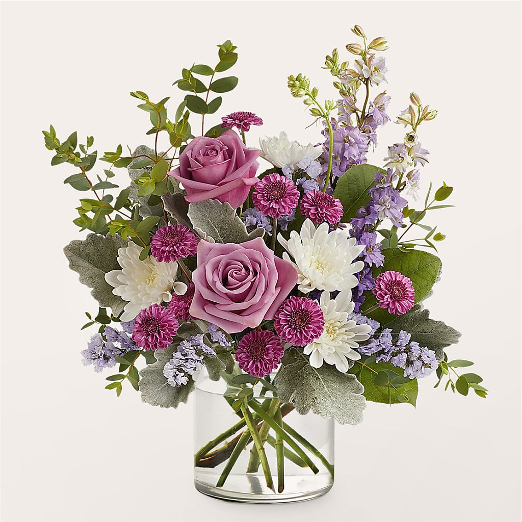 Violet Frost Bouquet – Corona Rose Flowers, Corona CA