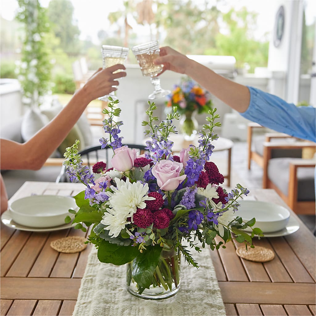 Violet Frost Bouquet – Corona Rose Flowers, Corona CA