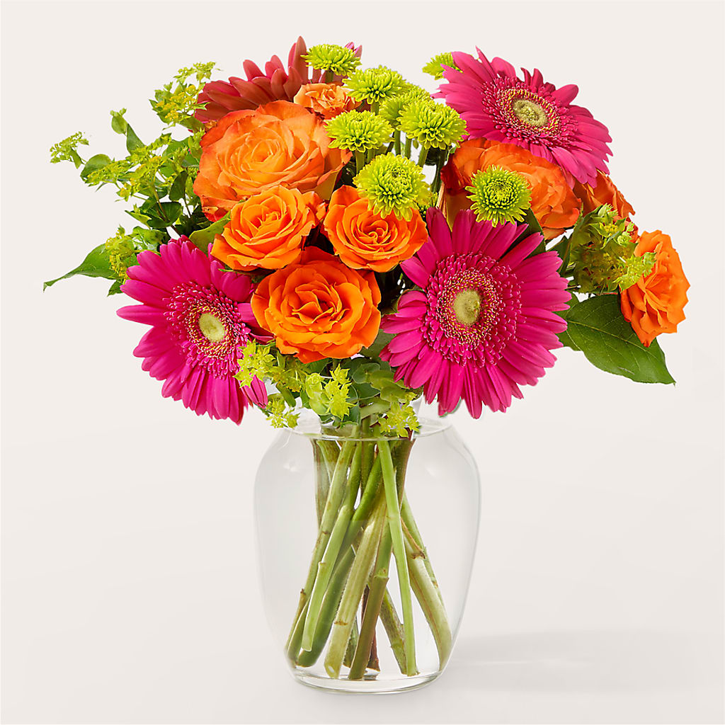 Zest for Life Bouquet – Corona Rose Flowers, Corona CA