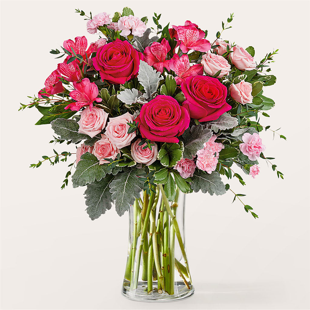 Tickled Pink Bouquet – Corona Rose Flowers, Corona CA