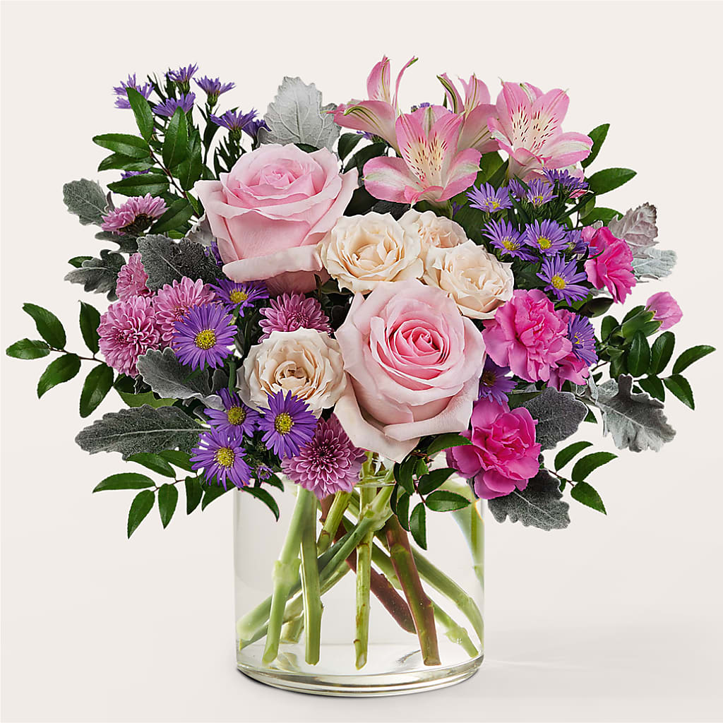 Light as a Feather Bouquet – Corona Rose Flowers, Corona CA