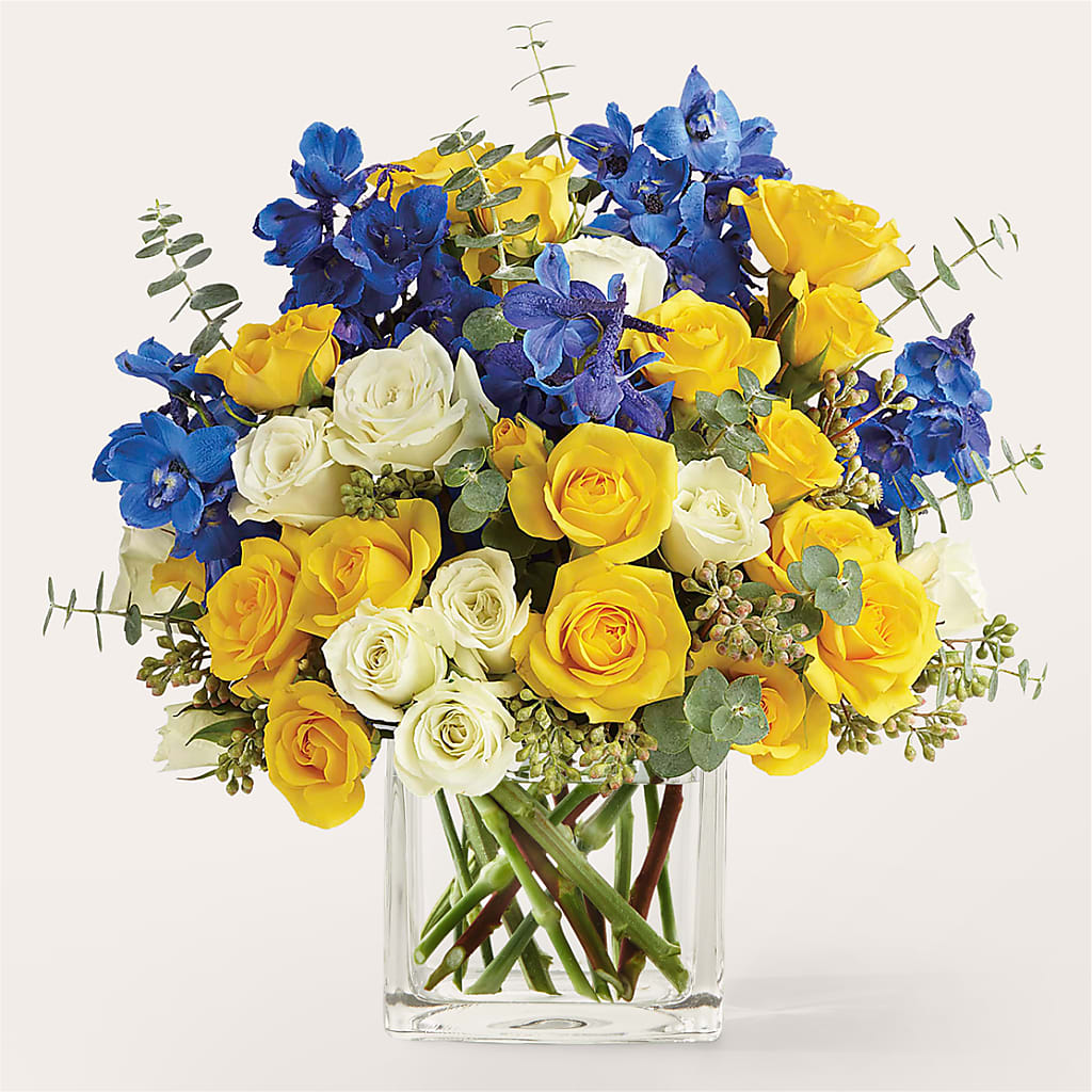 Sparkling Citrine Bouquet – Corona Rose Flowers, Corona CA