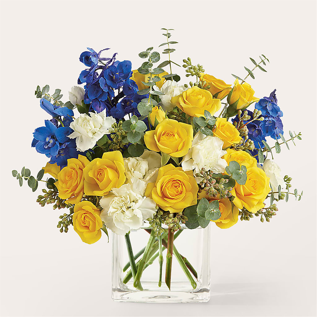 Sparkling Citrine Bouquet – Corona Rose Flowers, Corona CA