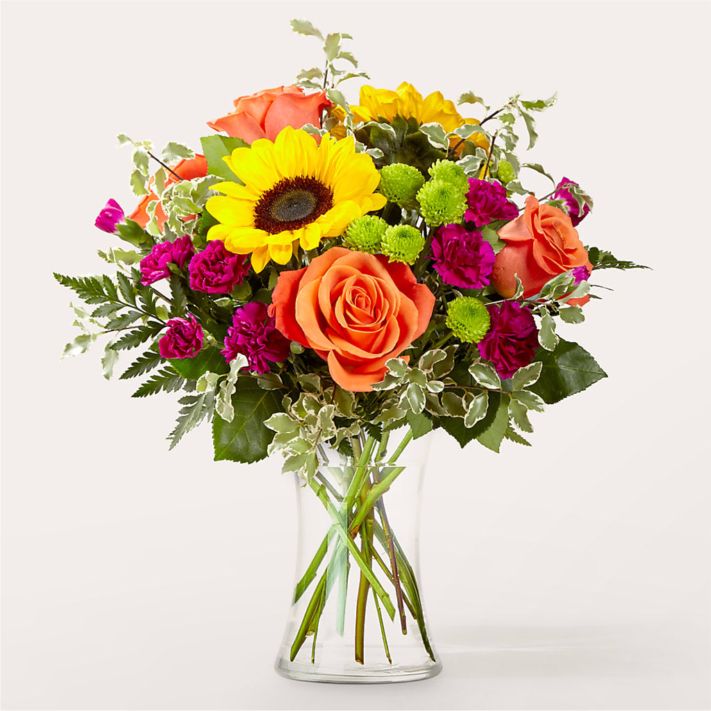Warmth & Light Bouquet – Corona Rose Flowers, Corona CA