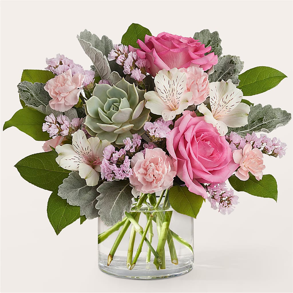 Dusty Rose Bouquet – Corona Rose Flowers, Corona CA