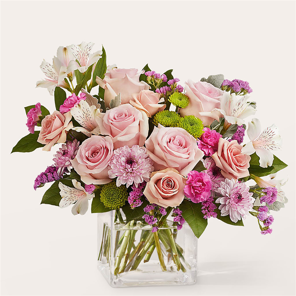 Pink Suede Bouquet – Corona Rose Flowers, Corona CA
