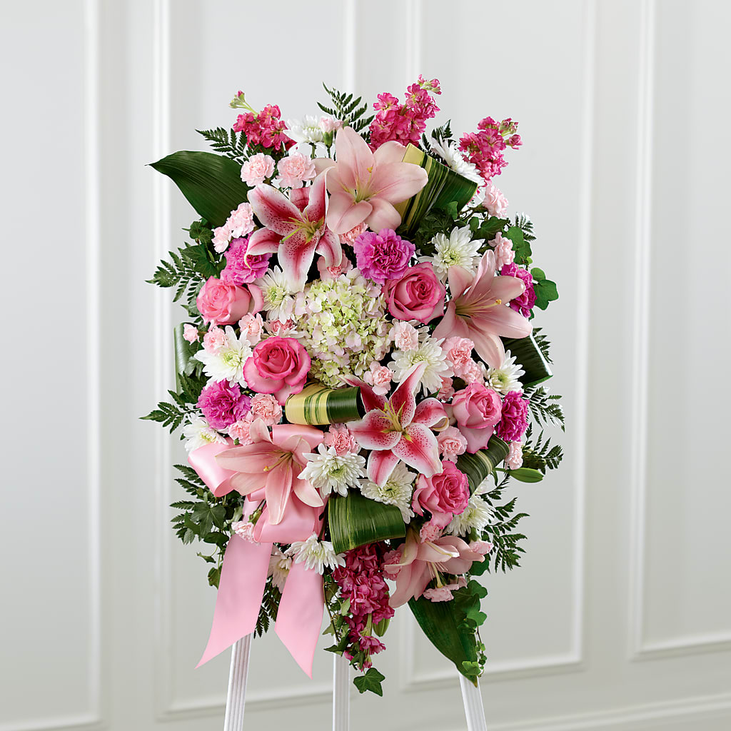 Comforting Standing Spray – Corona Rose Flowers, Corona CA