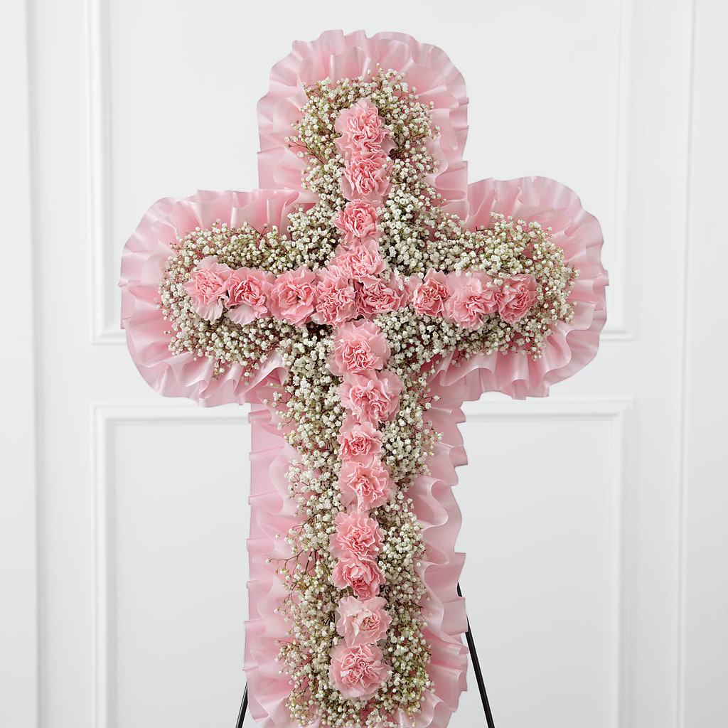 Angel's Cross Easel – Corona Rose Flowers, Corona CA