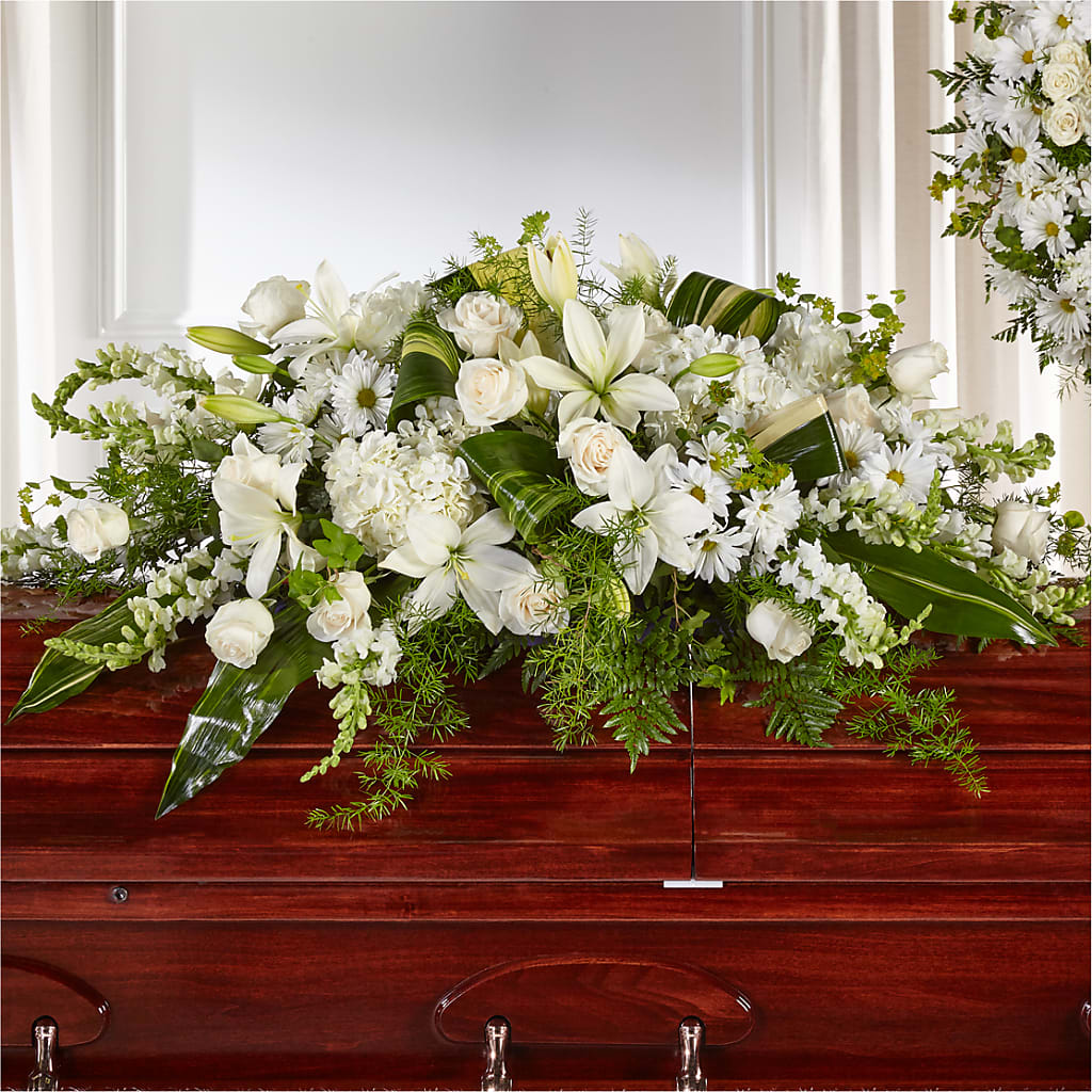 Abundance Casket Spray – Corona Rose Flowers, Corona CA