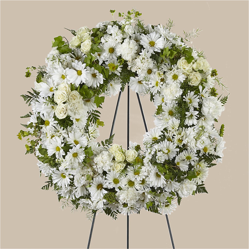 Faithful Wishes Wreath – Corona Rose Flowers, Corona CA