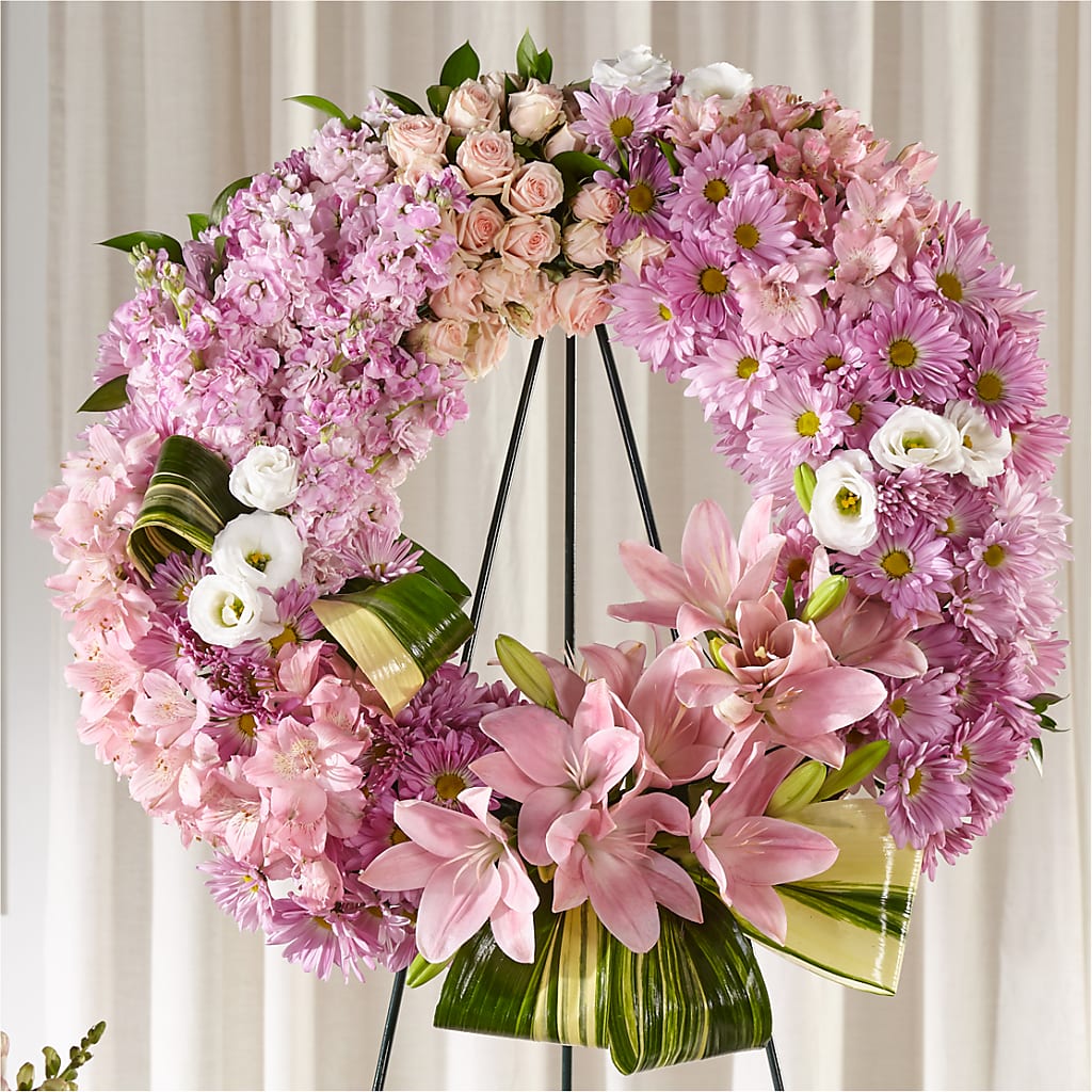 Gift of Warmth Wreath – Corona Rose Flowers, Corona CA