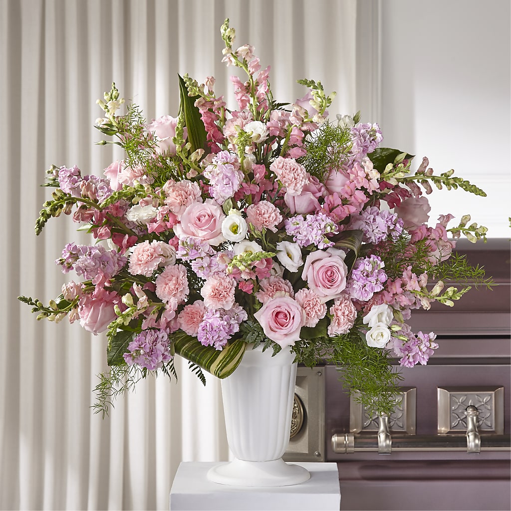 Divine Comfort Arrangement – Corona Rose Flowers, Corona CA