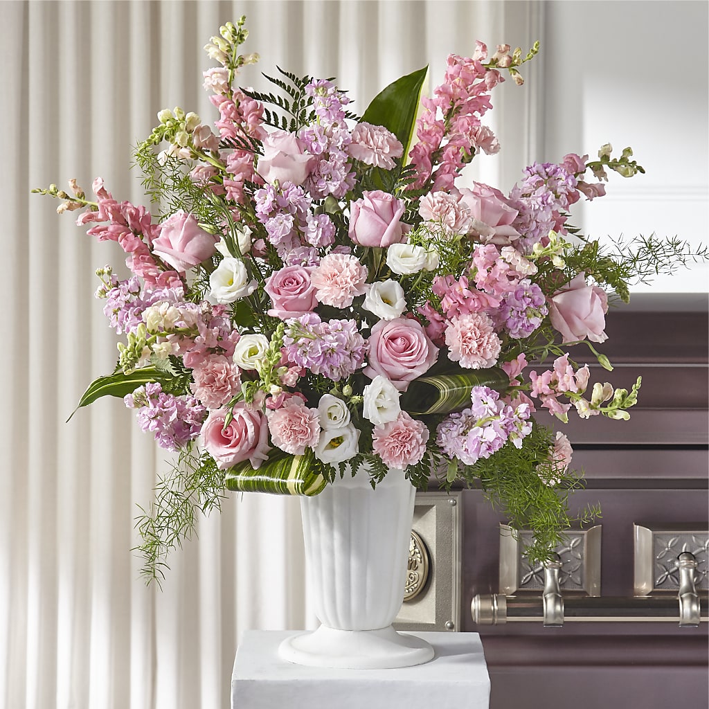 Divine Comfort Arrangement – Corona Rose Flowers, Corona CA