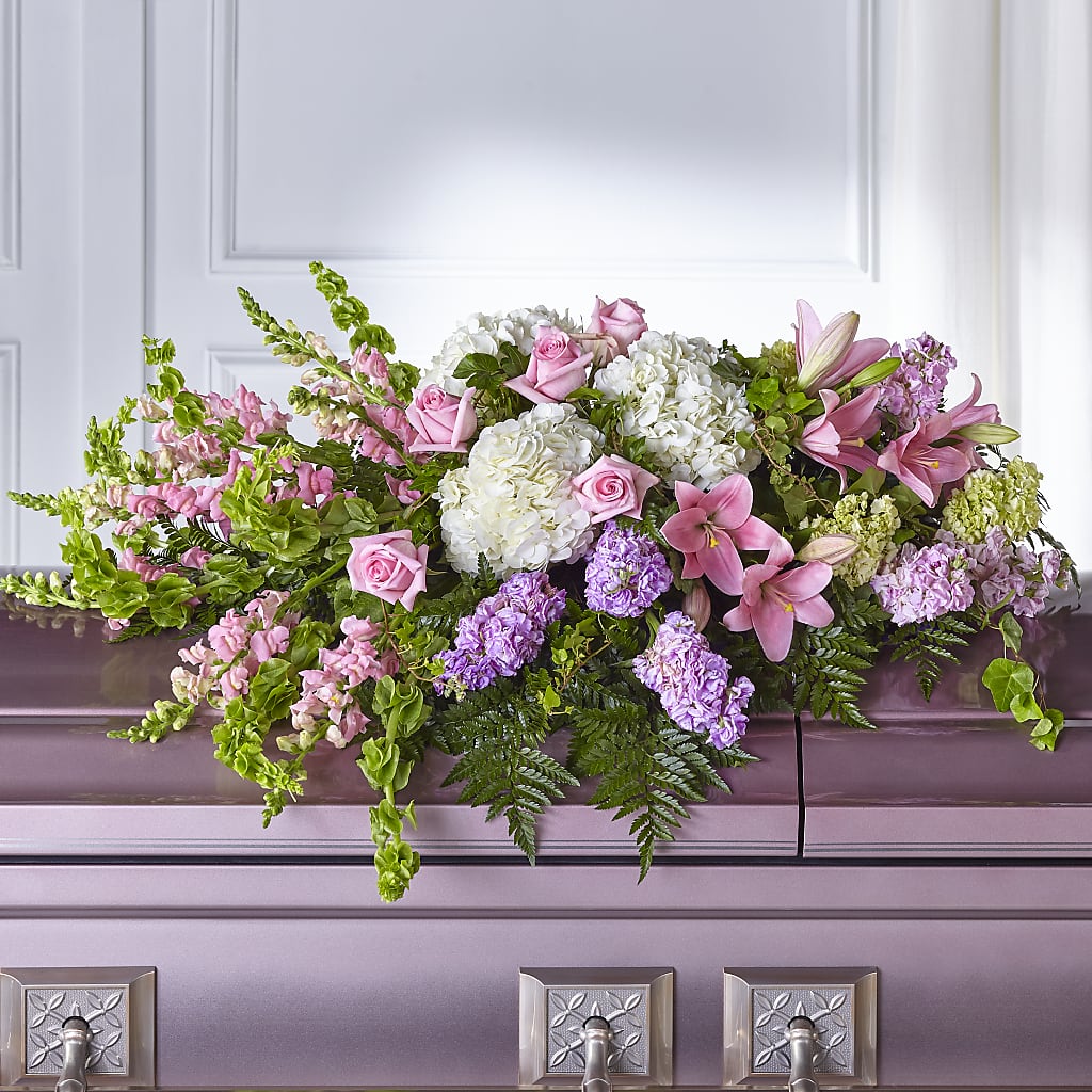Life's Gratitude Casket Spray – Corona Rose Flowers, Corona CA