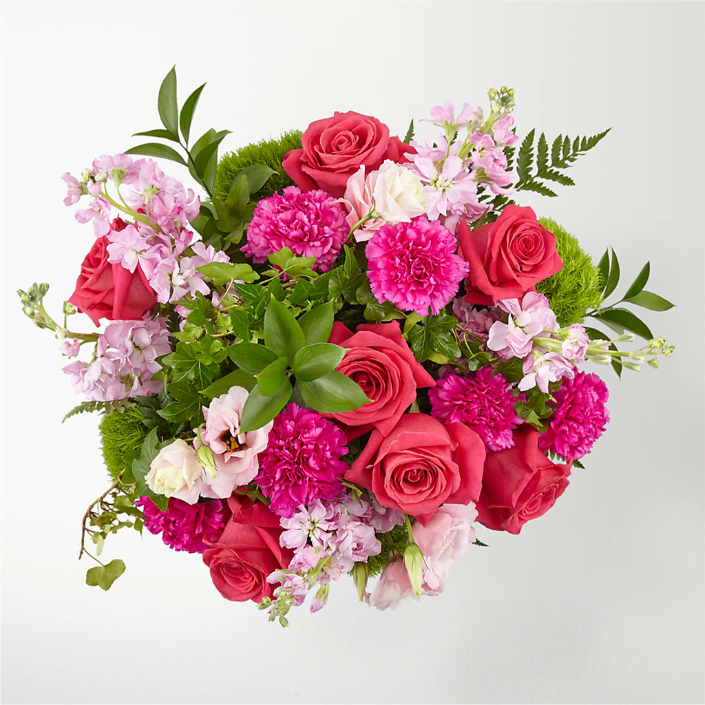 Radiance in Bloom Basket – Corona Rose Flowers, Corona CA