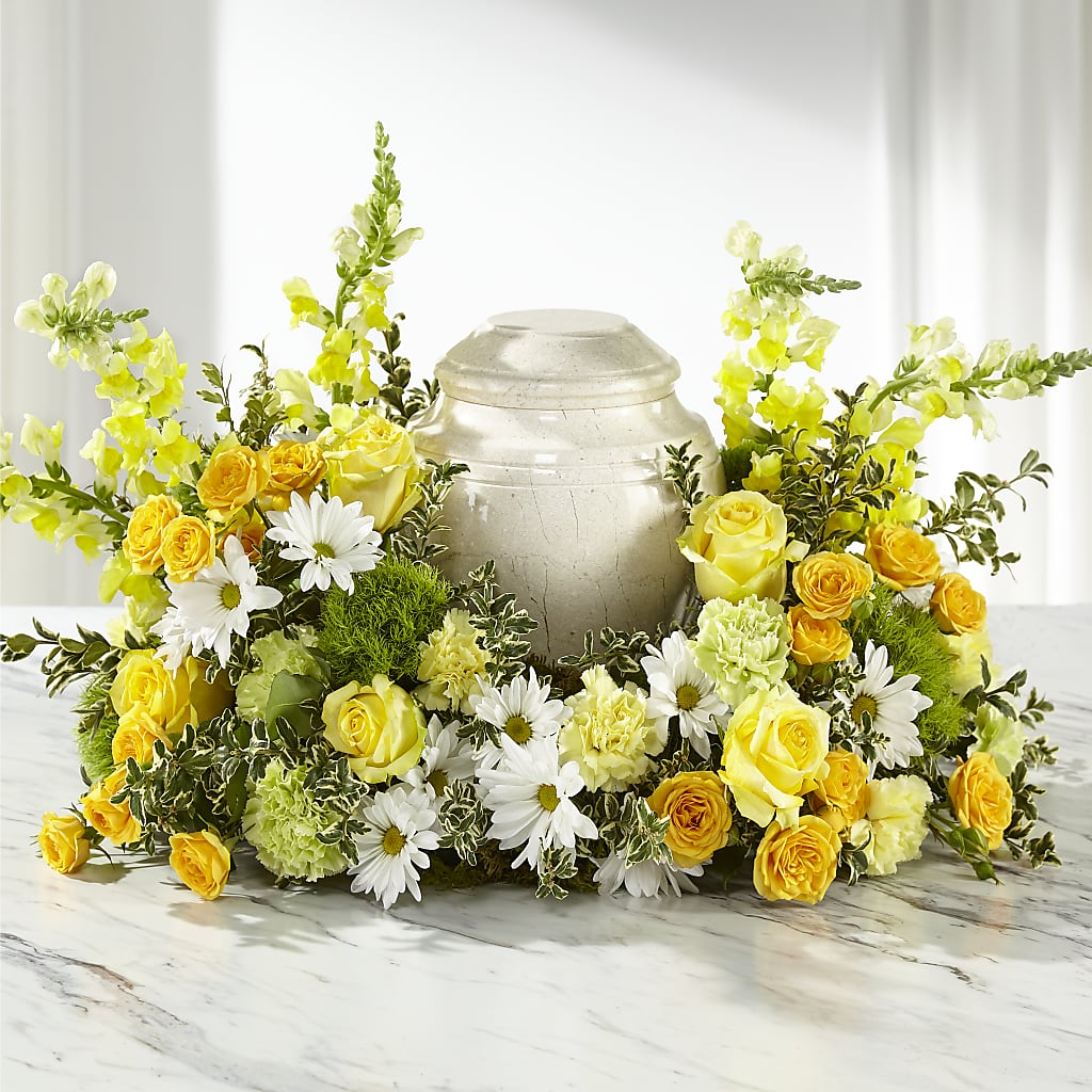 Graceful Love Cremation Adornment – Corona Rose Flowers, Corona CA