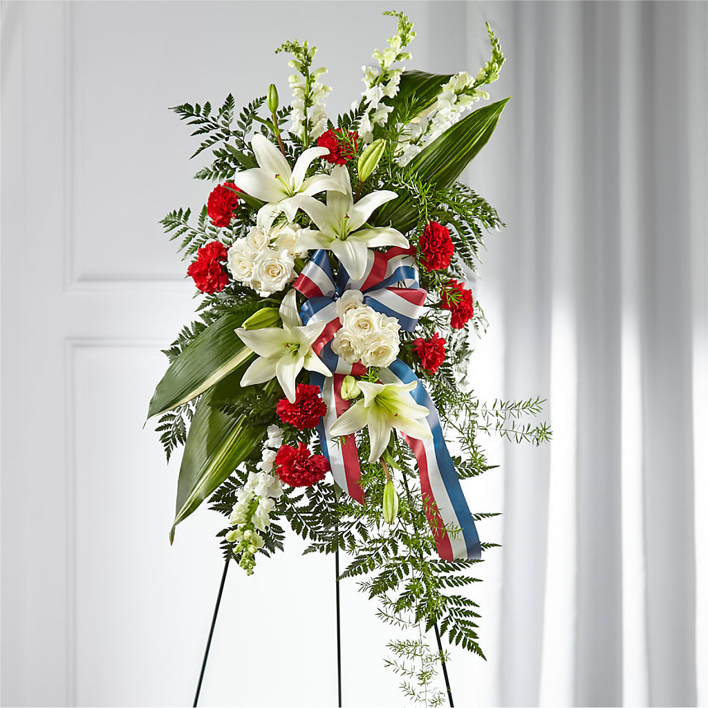 Stars of Life Standing Spray – Corona Rose Flowers, Corona CA
