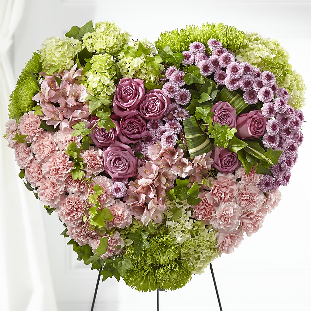 Heartwarming Standing Heart – Corona Rose Flowers, Corona CA