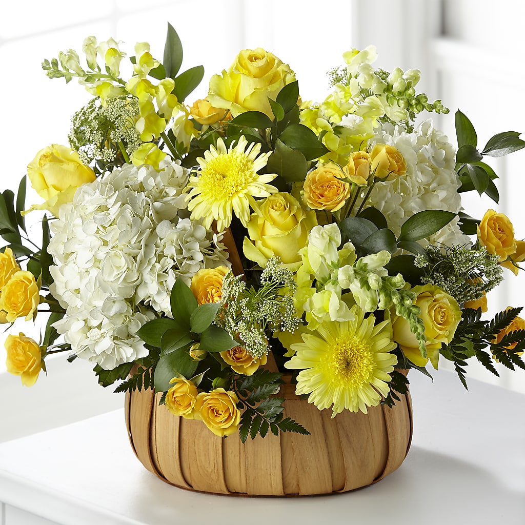 Rustic Remembrance Basket – Corona Rose Flowers, Corona CA