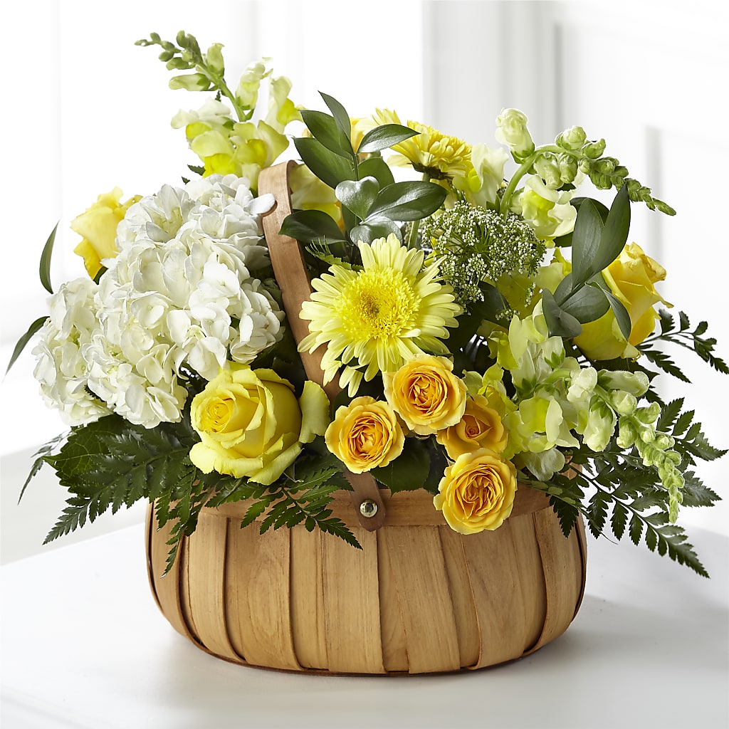 Rustic Remembrance Basket – Corona Rose Flowers, Corona CA