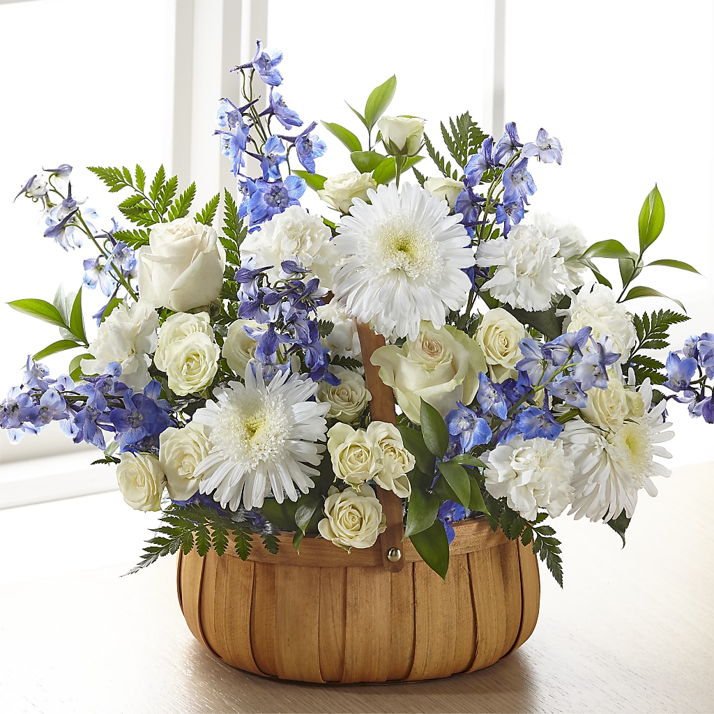 Harmony & Grace Basket – Corona Rose Flowers, Corona CA