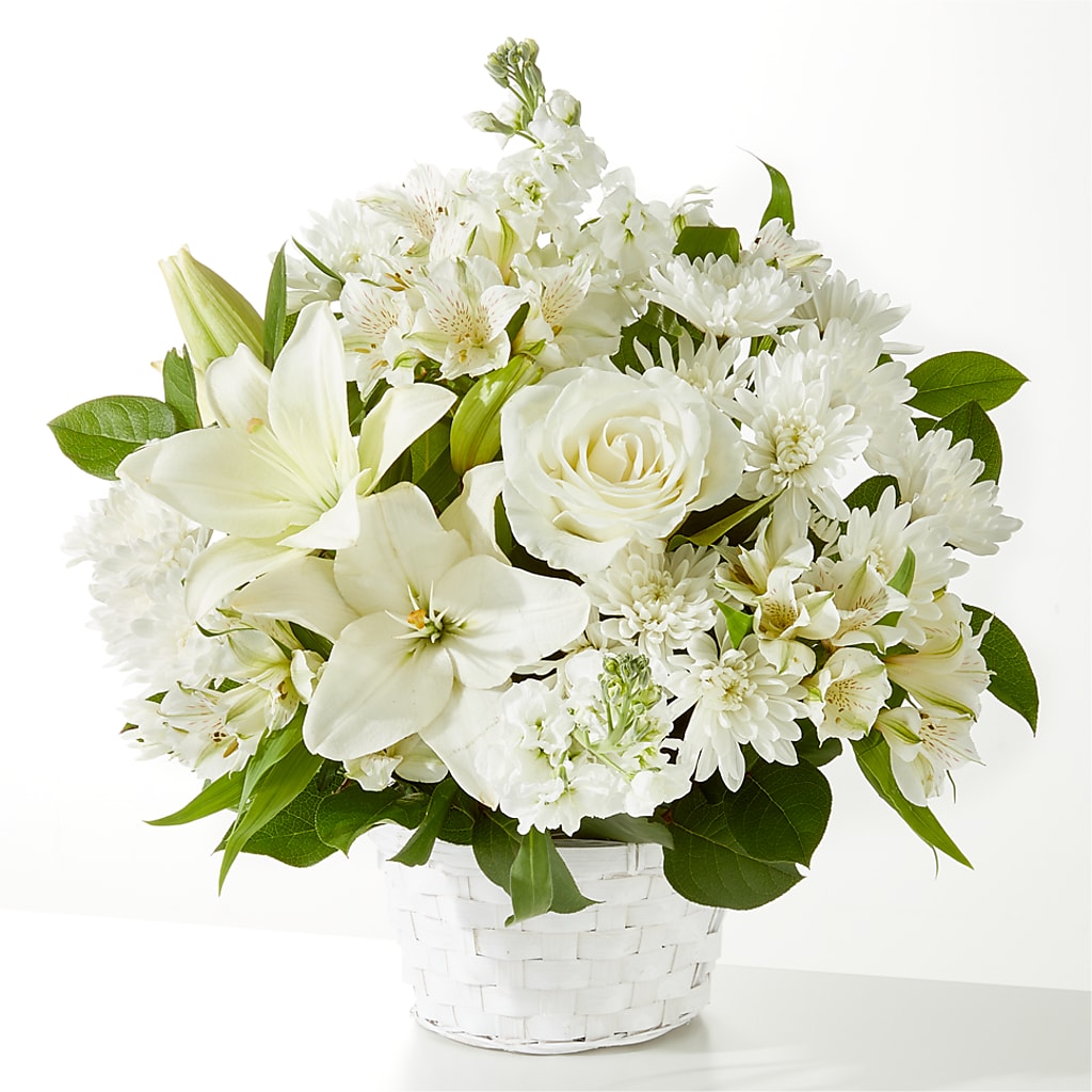 Peaceful Reflections Arrangement – Corona Rose Flowers, Corona CA