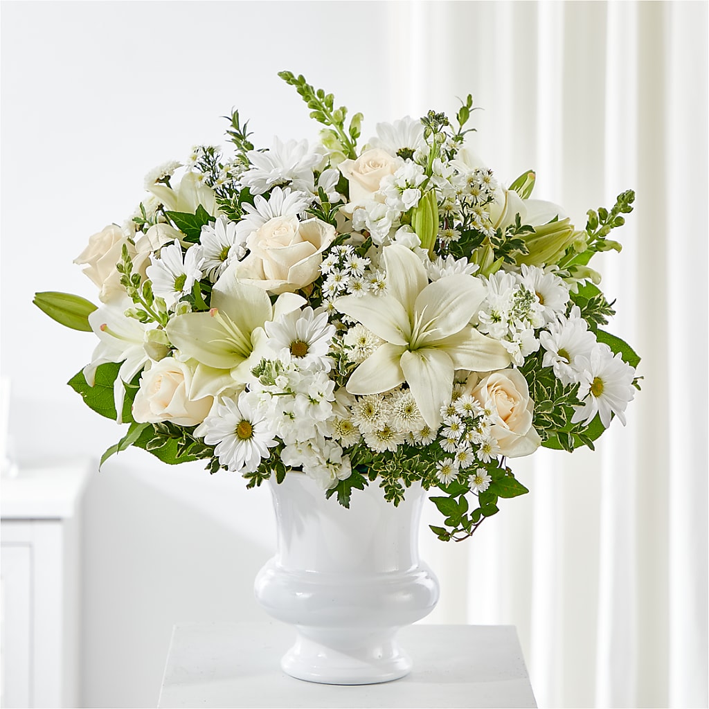 Uplifting Urn Arrangement – Corona Rose Flowers, Corona CA