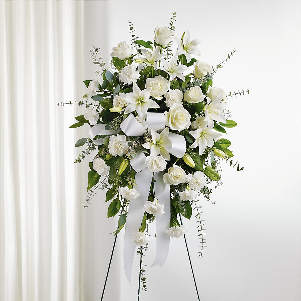With Care Standing Spray – Corona Rose Flowers, Corona CA