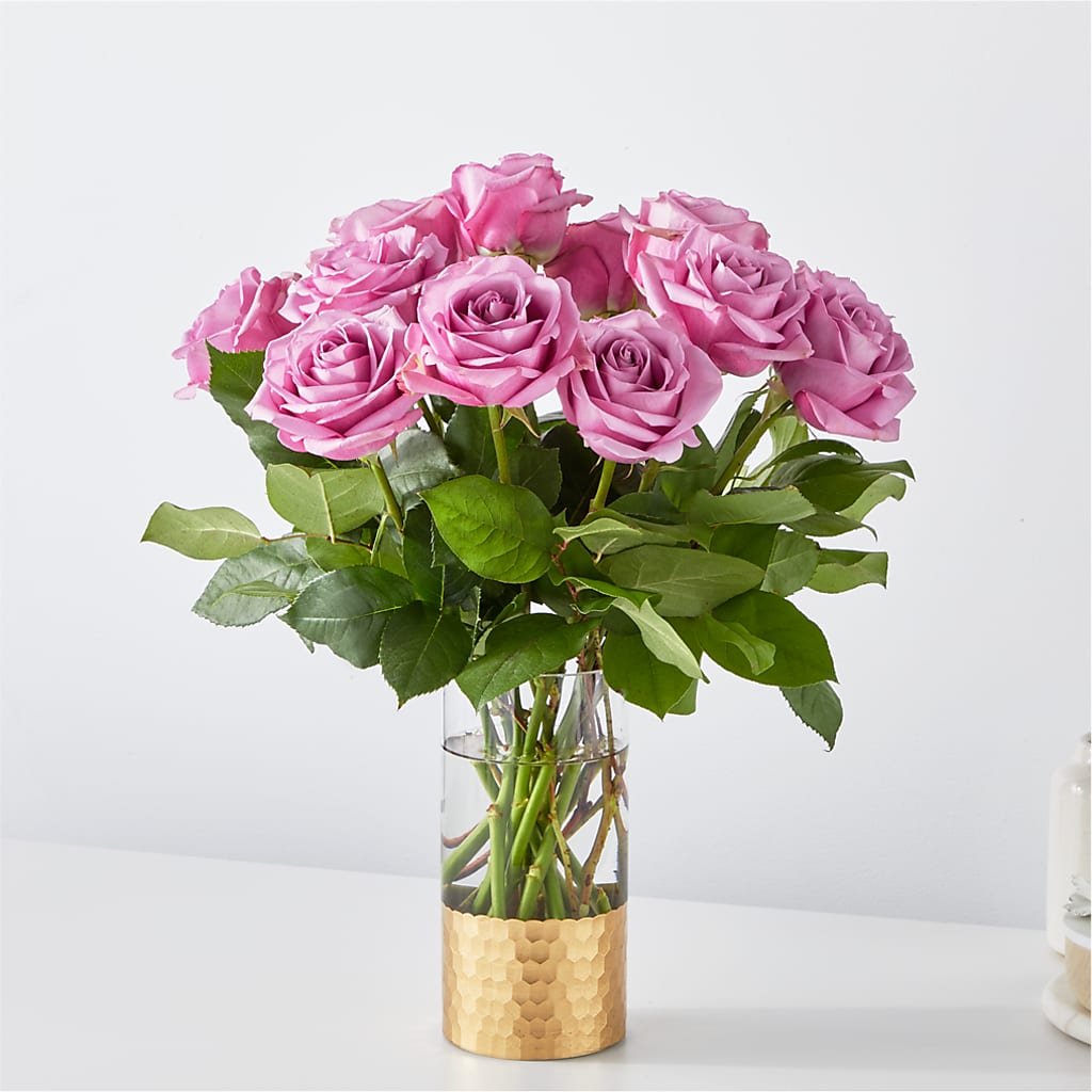 Secret Admirer Lavender Rose Bouquet – Corona Rose Flowers, Corona CA