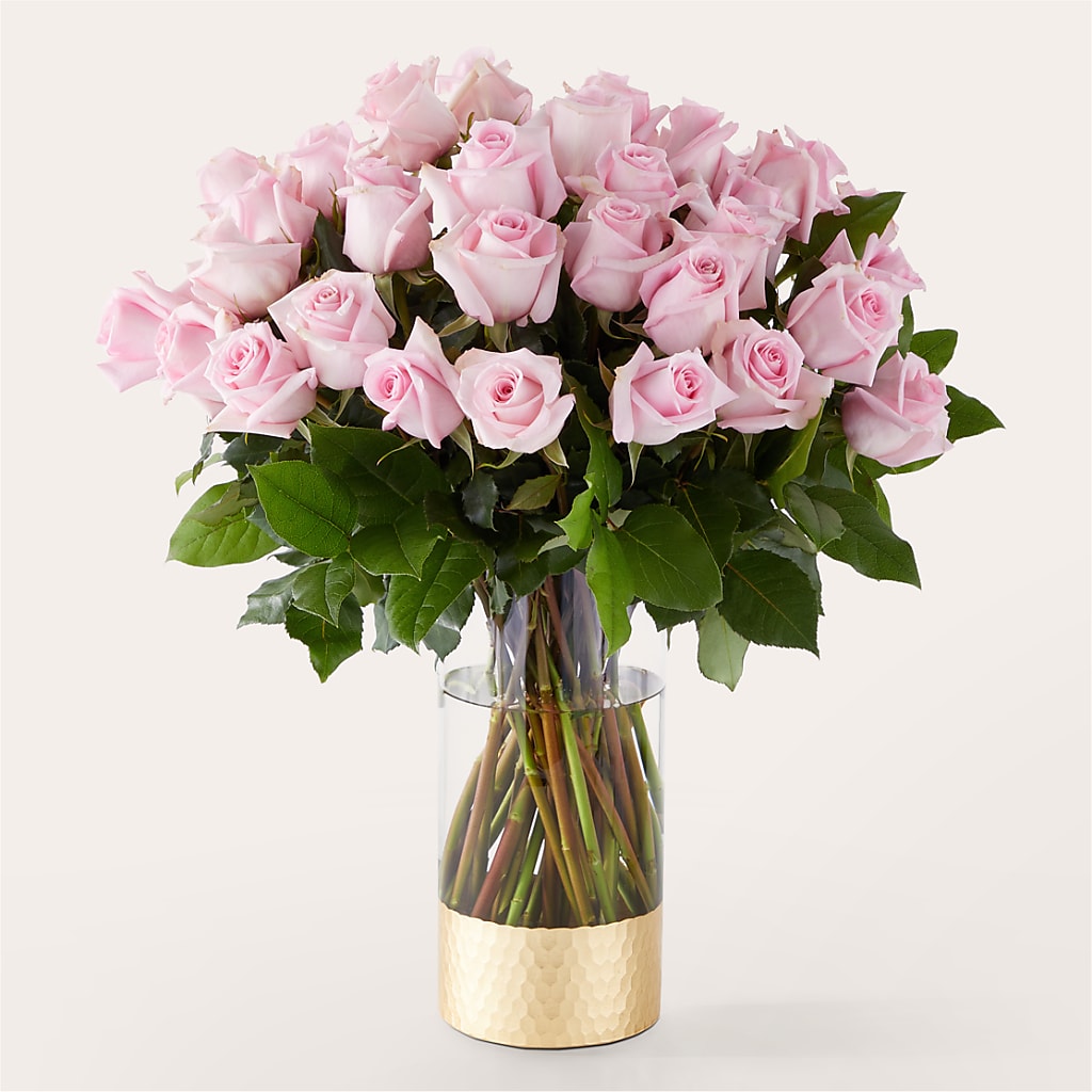 Picture Perfect Pink Rose Bouquet – Corona Rose Flowers, Corona CA