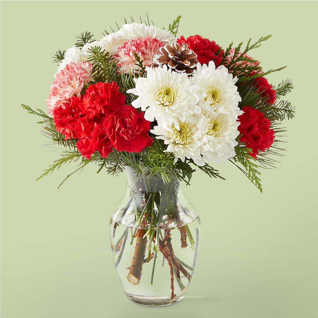 Candy Cane Lane Bouquet – Corona Rose Flowers, Corona CA