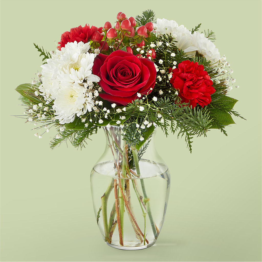Chance of Flurries Bouquet – Corona Rose Flowers, Corona CA