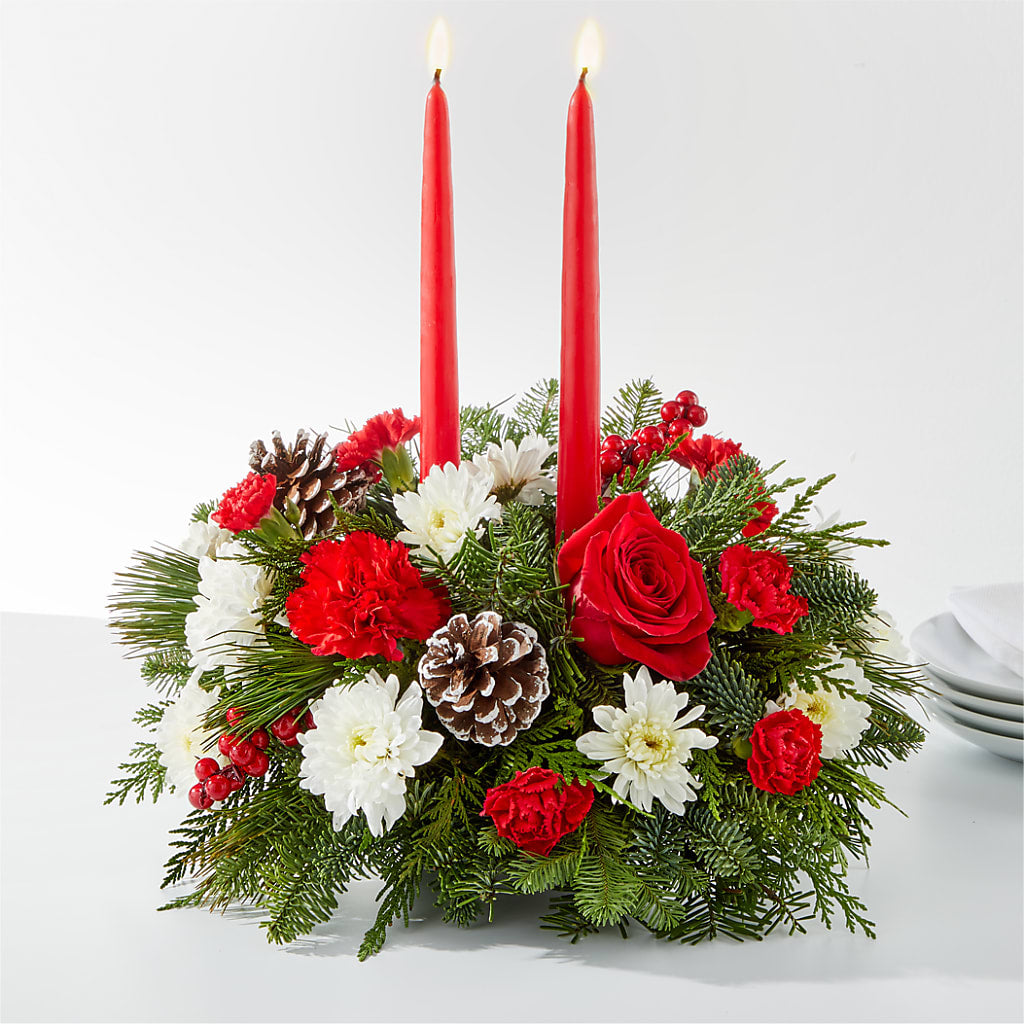Holiday Soiree Centerpiece – Corona Rose Flowers, Corona CA