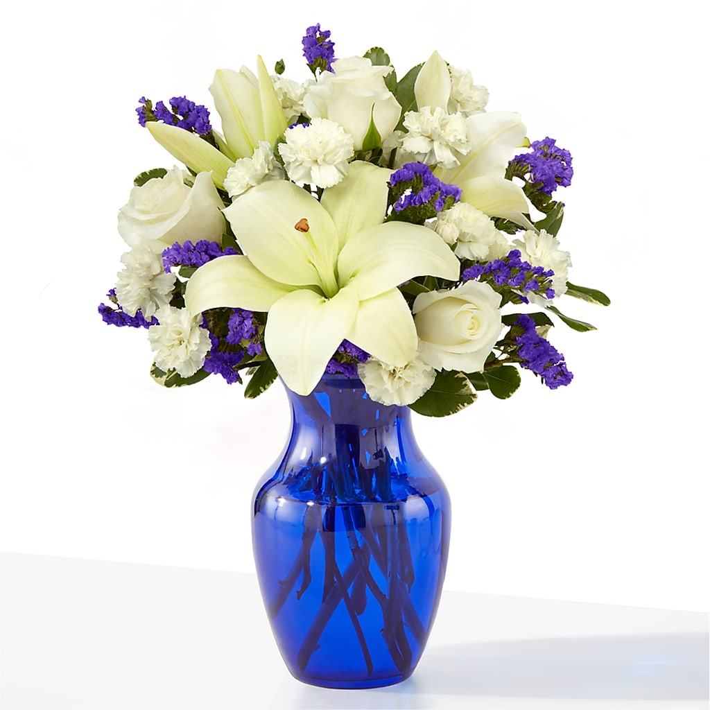 Sapphire Rush Bouquet – Corona Rose Flowers, Corona CA