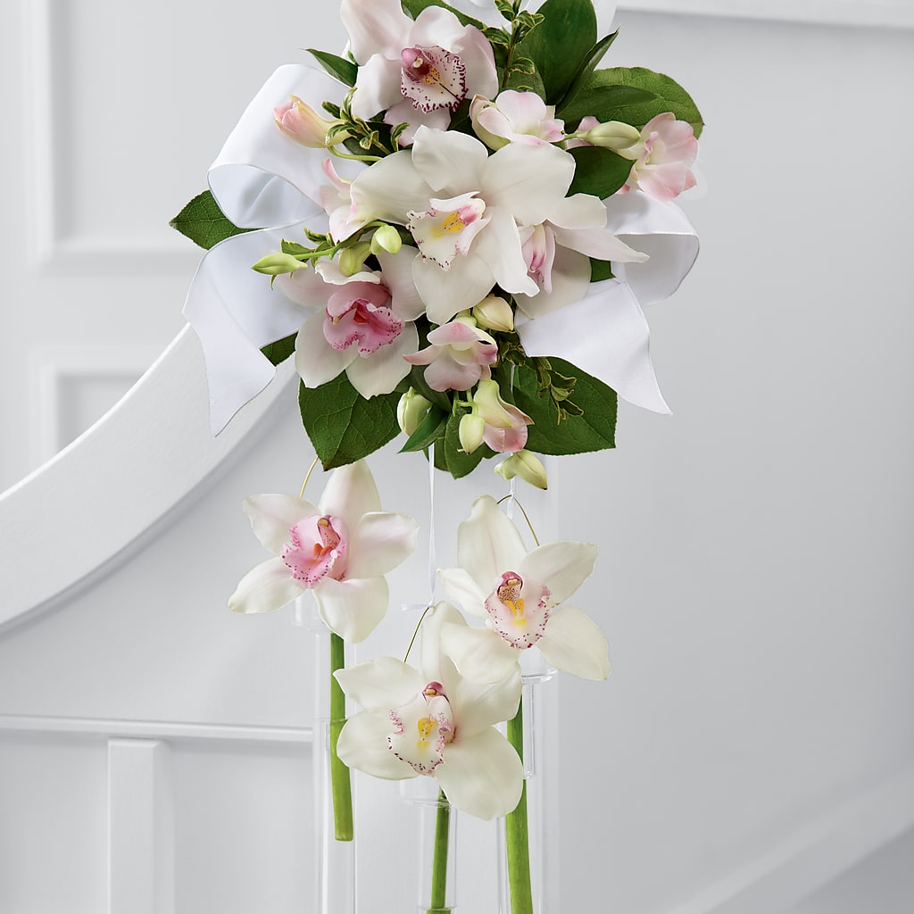 Perfect Entrance Pew Arrangement – Corona Rose Flowers, Corona CA