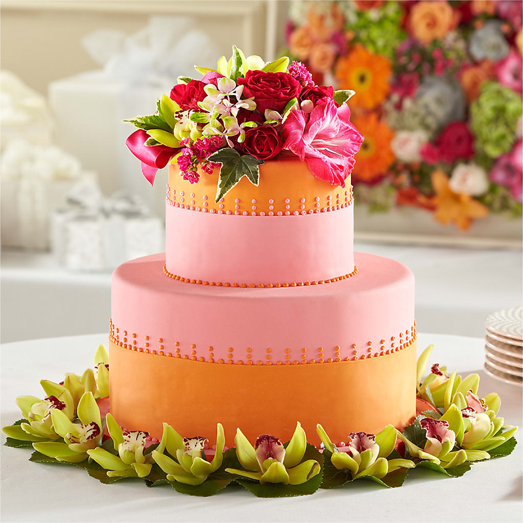 Sweet Citrus Cake Decor – Corona Rose Flowers, Corona CA