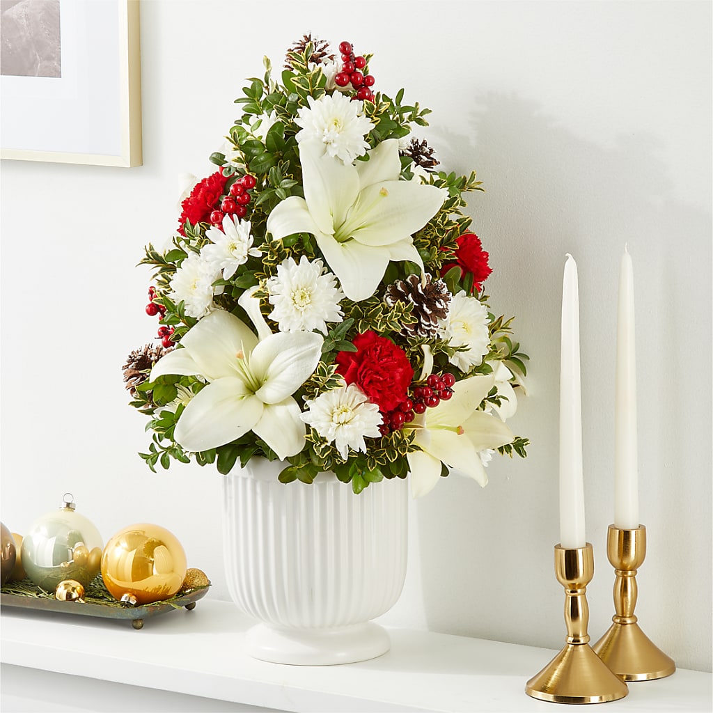 Festive Moments Tree –  Corona Rose Flowers, Corona CA