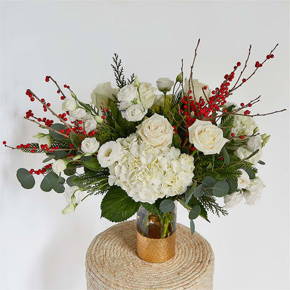 Frosted Windows Bouquet –  Corona Rose Flowers, Corona CA