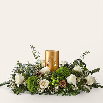 Chestnuts Roasting Centerpiece –  Corona Rose Flowers, Corona CA