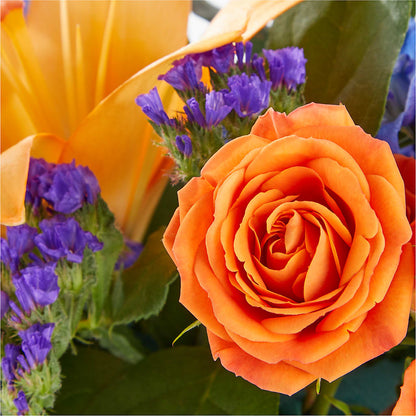 Radiant Citrus Box Bouquet –  Corona Rose Flowers, Corona CA