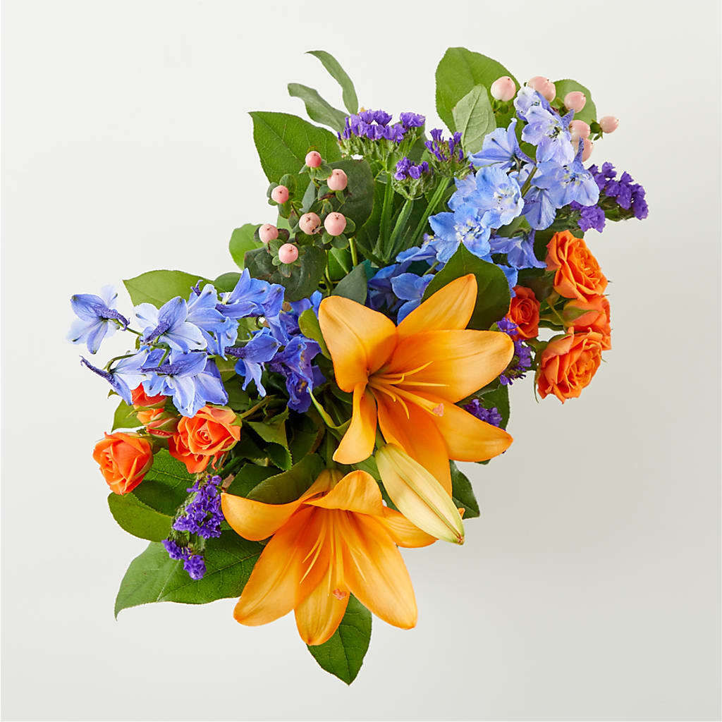 Radiant Citrus Box Bouquet –  Corona Rose Flowers, Corona CA