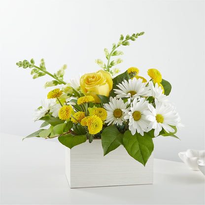 Sun Salutation Box Bouquet –  Corona Rose Flowers, Corona CA