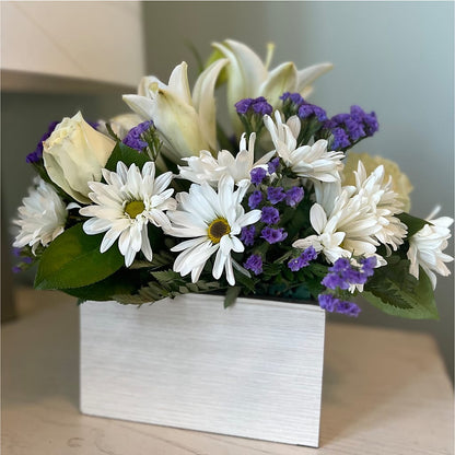 Beyond Blue Box Bouquet –  Corona Rose Flowers, Corona CA