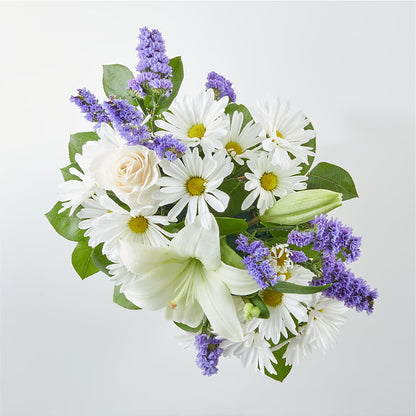 Beyond Blue Box Bouquet –  Corona Rose Flowers, Corona CA