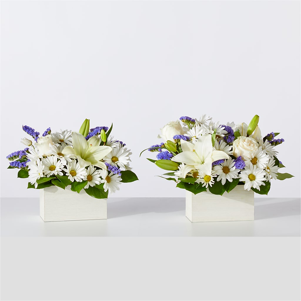 Beyond Blue Box Bouquet –  Corona Rose Flowers, Corona CA